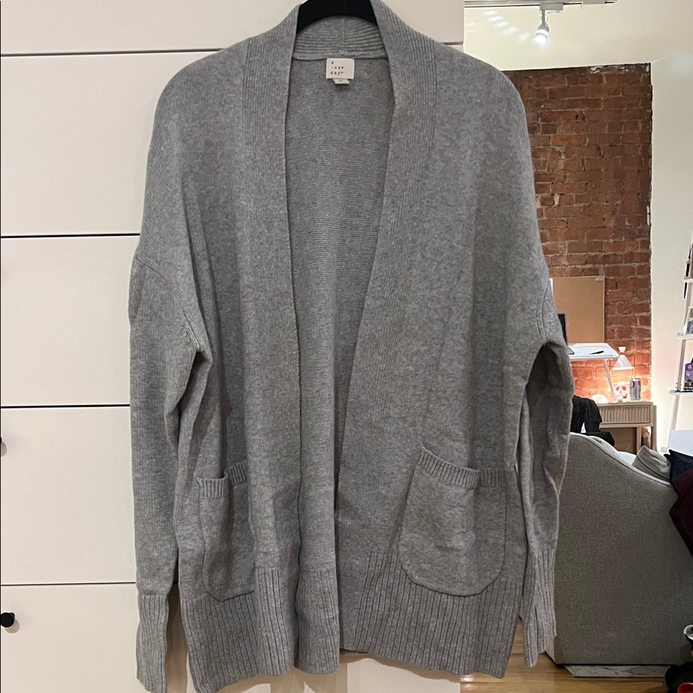 a new day Gray Knit Cardigan